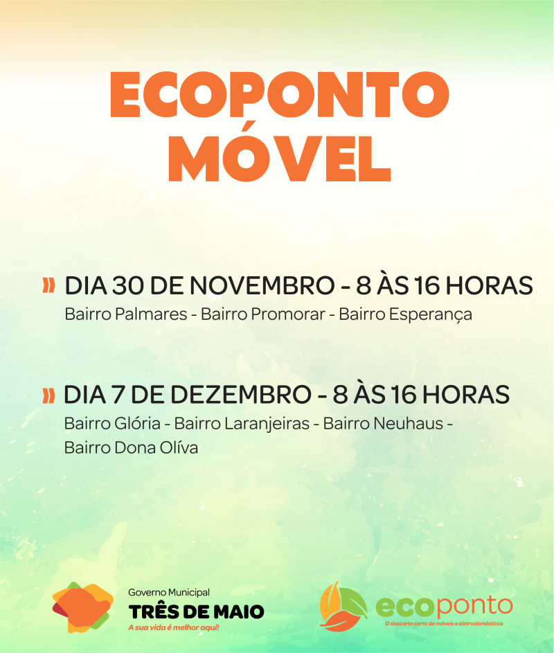 Governo Municipal implantará Ecoponto Móvel no município